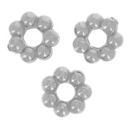 Perline distanziatrici a fiore da 5 mm - acciaio inox 304L x10