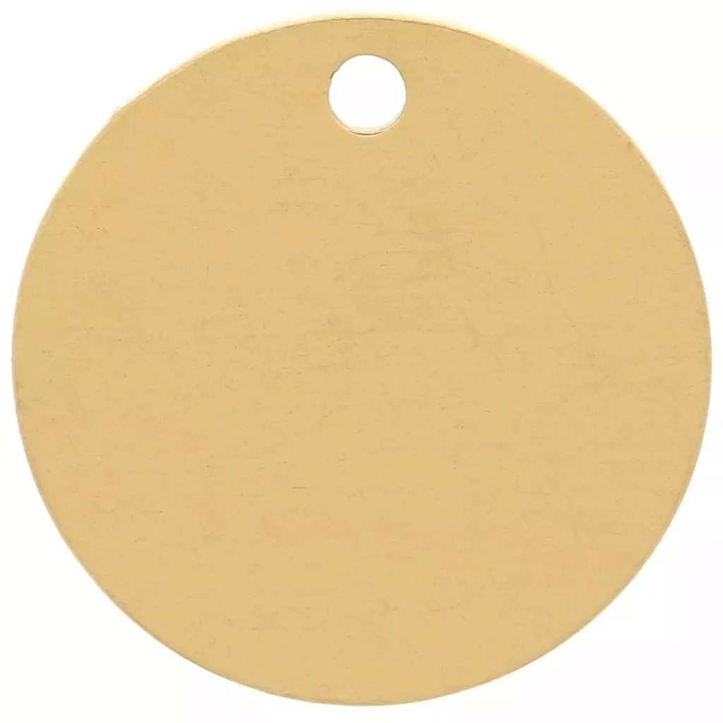 Ciondolo a croce 3D 24 acciaio inox 3 mm scatola placcato oro Ciondolo a croce 3D 24 acciaio inox 3 mm scatola placcato oro