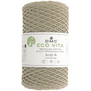Rocchetto di cordoncino in cotone riciclato DMC 3 mm - Eco Vita 4 - Verde di grigio x 200m|raw }}