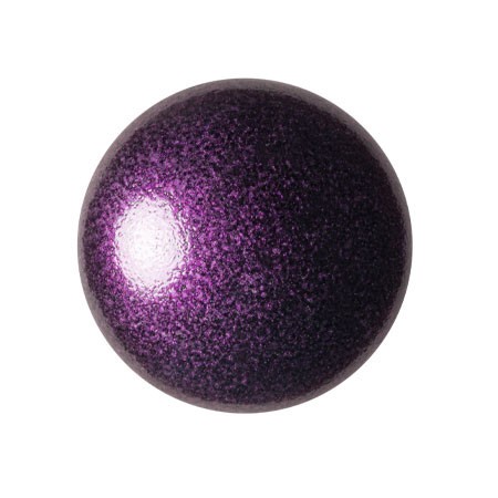 Cabochon rotondo in vetro di Puca® 18 mm - Ultra Violet Metallic Mat x1