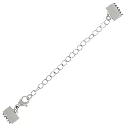Chiusura a moschettone con terminali da 8 mm - acciaio inox 304L x1