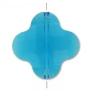 Trifoglio sfaccettato 20 mm Indicolite x1