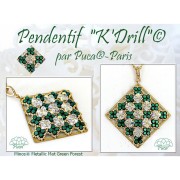 Minos® par Puca® 2.5x3 mm - Green Forest Metallic Mat x5g