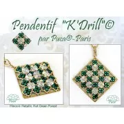 Minos® par Puca® 2.5x3 mm - Green Forest Metallic Mat x5g