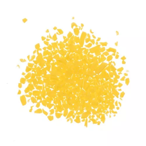Pezzi di perle di vetro -per resina - Giallo x20g