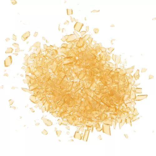 Pezzi di perle di vetro -per resina - Ocra trasparente x20g