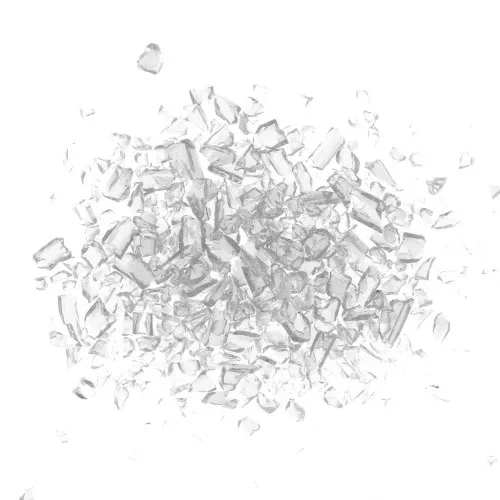 Pezzi di perle di vetro - per resina - Grigio x20g