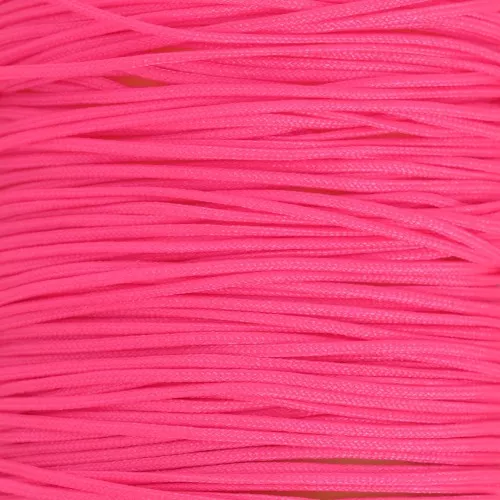 Filo di giada - Filo di nylon intrecciato da 0,5 mm - Rosa fluorescente x9m 