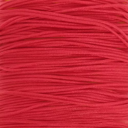 Filo di giada - Filo di nylon intrecciato 0,5 mm - Rosso x9m 