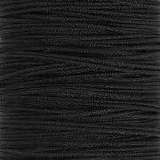 Filo di nylon intrecciato - Filo di giada 0,5 mm - Nero x 9 m
