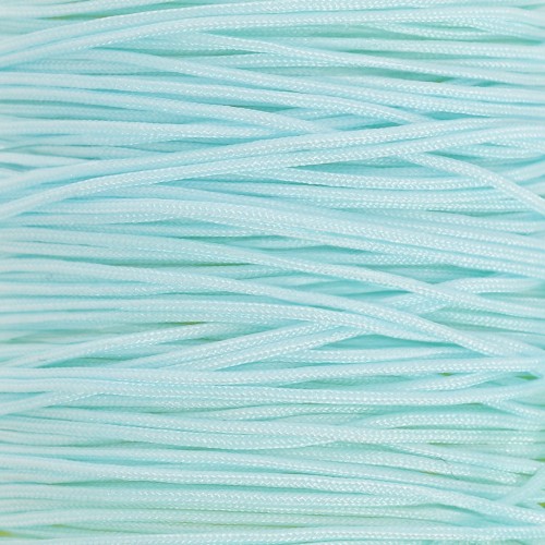 Filo di giada - Filo di nylon intrecciato da 0,5 mm - Blu baby x9m