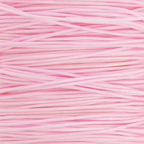 Filo di giada - Filo di nylon intrecciato da 0,5 mm - Rosa chiaro x9m