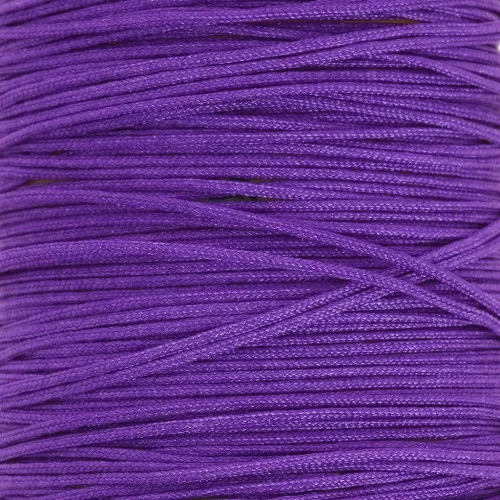 Filo di giada - Filo di nylon intrecciato da 0,5 mm - Viola x9m 