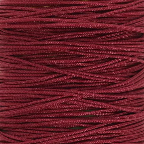 Filo di giada - Filo di nylon intrecciato 0,5 mm - Bordeaux x9m