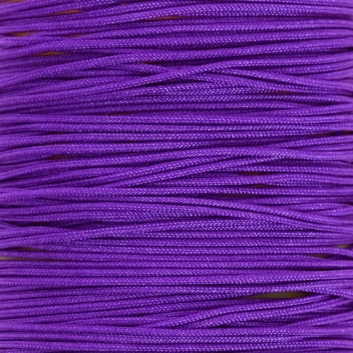 Filo di giada - Filo di nylon intrecciato da 0,5 mm - Viola scuro x9m 