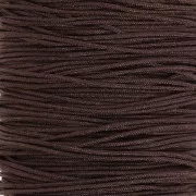 Filo di giada - Filo di nylon intrecciato da 0,5 mm - Marrone scuro x9m 
