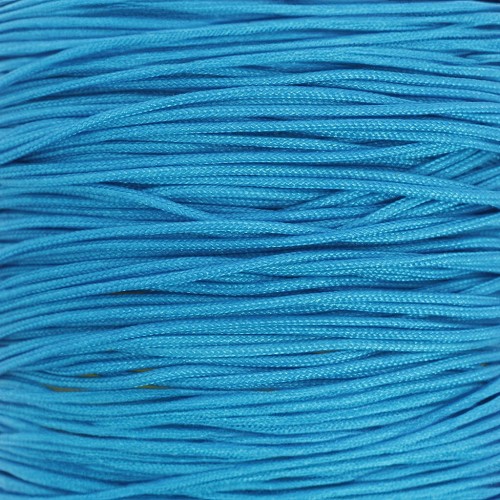 Filo di giada - Filo di nylon intrecciato da 0,5 mm - Blu x9m 