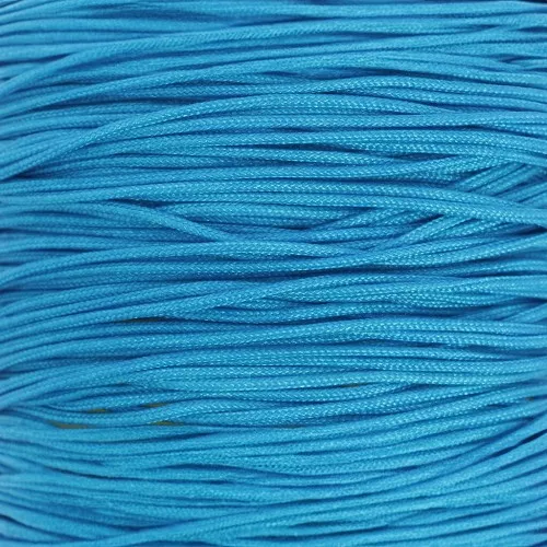 PATIKIL 0,8mm x 109 Iarde Nylon Raso Corda Nylon Perline Stringa Annodare Corda Catena Intrecciata Fune per Bracciali Gioielli Rifinitura Nodo Cinese Beige