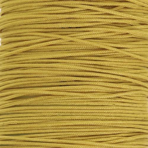 Filo di giada - Filo di nylon intrecciato da 0,5 mm - Ocra x9m 