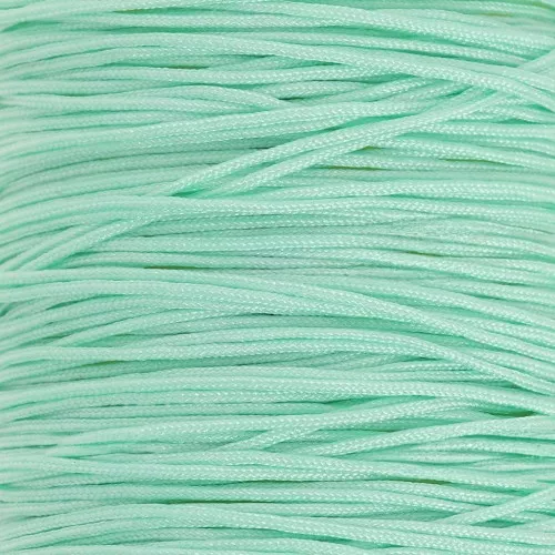 Filo di giada - Filo di nylon intrecciato da 0,5 mm - Menta x9m 