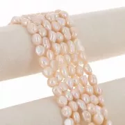 Perle irregolari barocche d'acqua dolce 11x10 mm - Grado AA Pesca x5