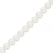 Perle ovali irregolari barocche d'acqua dolce 6x5 mm - Grado AAA Bianco x10