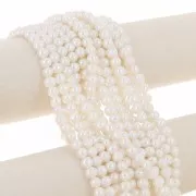 Perle tonde d'acqua dolce 6,5x7 mm - Grado AA- Bianco x6