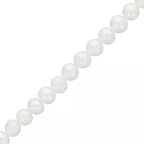 Perle rotonde d'acqua dolce 5,5 mm - Grado AA Bianco x6
