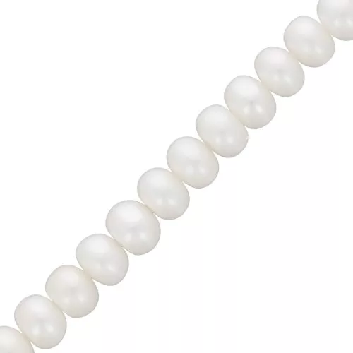 Perle d'acqua dolce 8x6 mm - Grado AAA Bianco x4