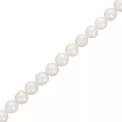 Perle d'acqua dolce Edison 10 mm - Grado AA Bianco x4