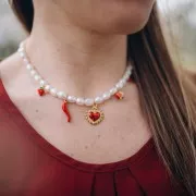 Perle d'acqua dolce barocche irregolari 10x8 mm - Grado AA Bianco x8