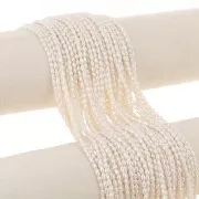 Perle d'acqua dolce a grani di riso - 3,5x2,5 mm - Grado AA Bianco x20