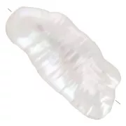 Perla d'acqua dolce irregolare Biwa da 17 mm a 20 mm - Grado AA Bianco x1