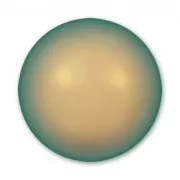 Cabochon PureCrystal 5817 mm. 10 Iridescent Green Pearl x1