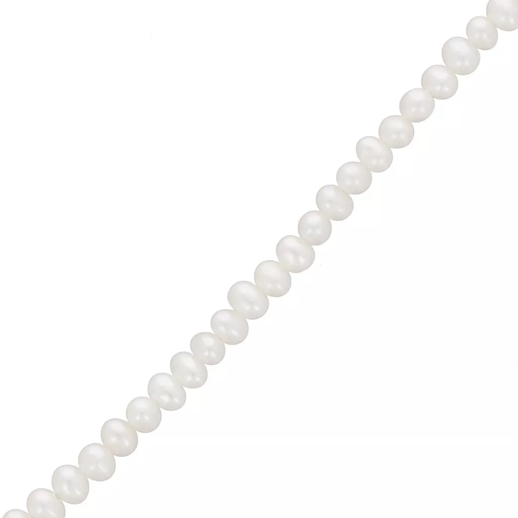Bracciale di Perle di acqua dolce e Oro bianco Kikilia by Genesia Perle