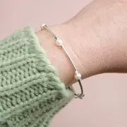 Perle ovali d'acqua dolce 5x4,5 mm - Grado AA - Bianco x39cm