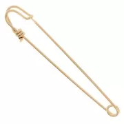 Spilla 61 mm - Dorata con oro fino x1
