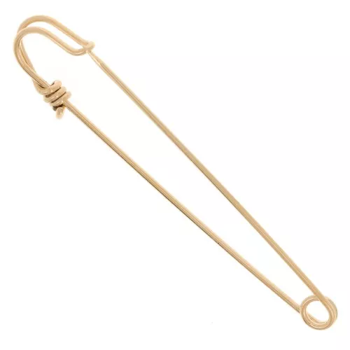 Spilla 61 mm - Dorata con oro fino x1