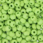 Preciosa Perles rocailles 6/0 4 mm - Opaque Light Green x20g