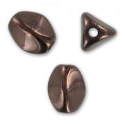 Pinch Beads 5x3 mm Dark Bronze x50|raw }}