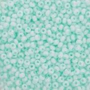Perla Preciosa 11/0 2 mm - Terra Pearl - Mint Shine x 20 g