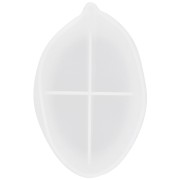 Stampo in silicone per tazza a forma di foglia 15x10 cm x1