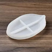 Stampo in silicone per tazza a forma di foglia 15x10 cm x1