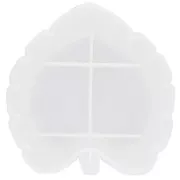 Stampo per tazze in silicone a forma di foglia di filodendro 16x15cm x1