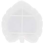 Stampo per tazze in silicone a forma di foglia di filodendro 16x15cm x1