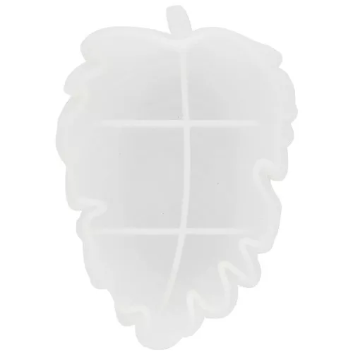 Stampo in silicone per tazza a forma di foglia 16x11 cm x1