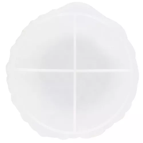 Stampo in silicone per tazza a forma di foglia 12x11,5 cm x1