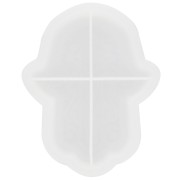 Stampo in silicone per la tazza a forma di mano di Fatma 16x12,5 cm x1