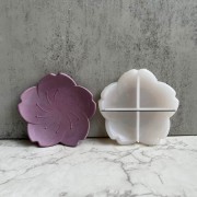 Stampo in silicone per piatto di fiori di ciliegio 10,5x10,5 cm x1|raw }}