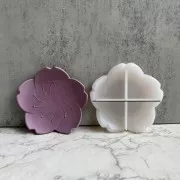 Stampo in silicone per piatto di fiori di ciliegio 10,5x10,5 cm x1